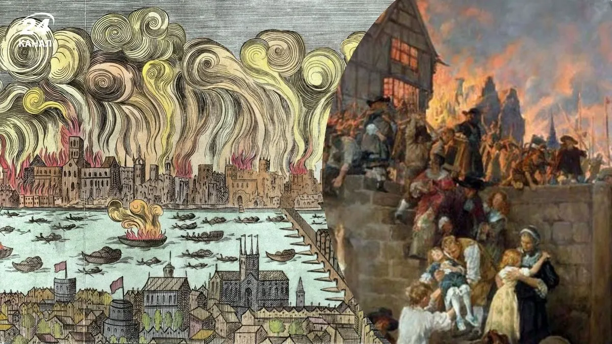 Велика лондонська пожежа 1666 року: як одна іскра змінила історію Британії