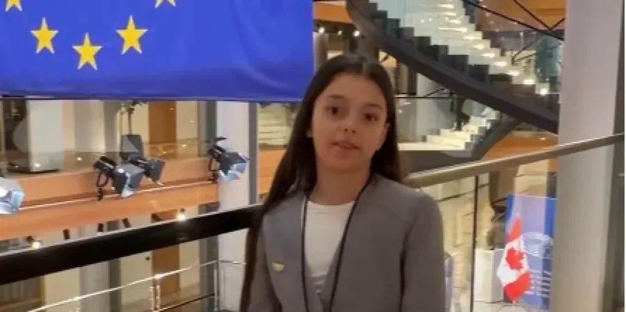 10-річна гімнастка Саша Паскаль виступила в Європарламенті: як це сталося