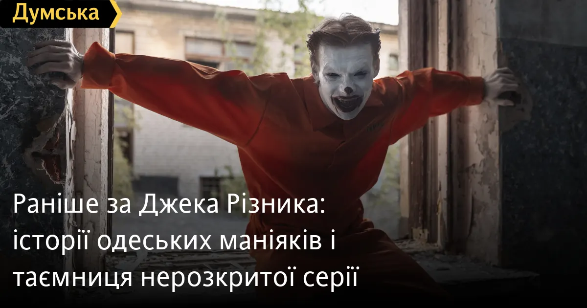 Одеські маніяки: від пиріжків тітки Рози до серійних убивць XXI століття